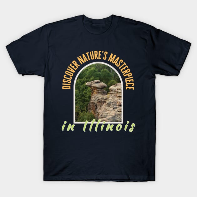 Garden of the gods, Illinois T-Shirt by TeeText